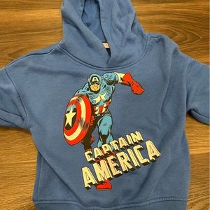 Captain America Marvel sweatshirt- size 2-3